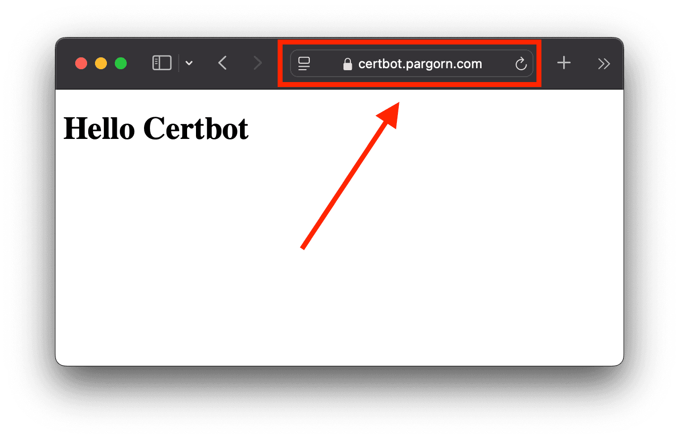 hello certbot https